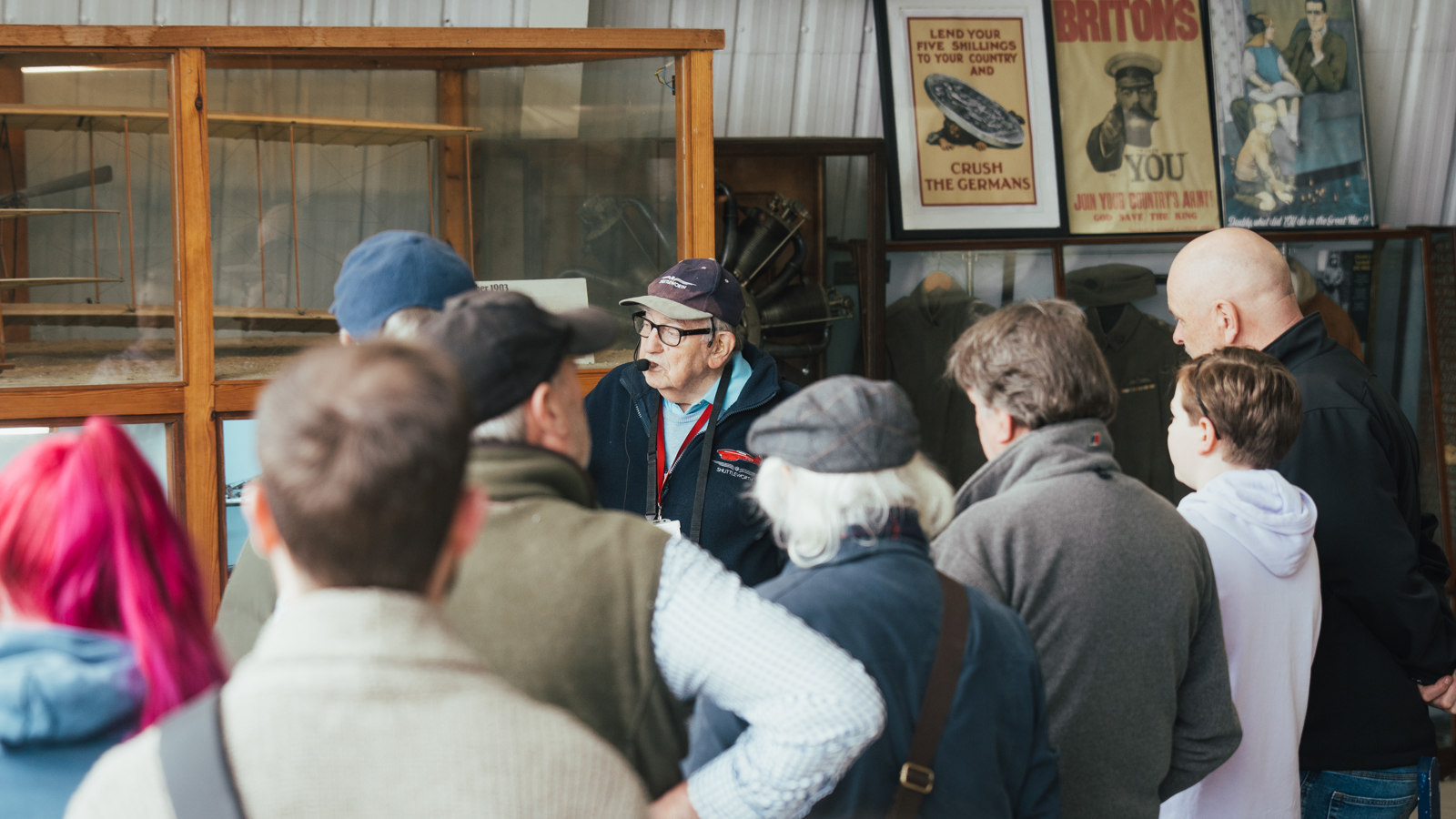 Guided Hangar Tours. Engineering Open Workshop 2025. © The Shuttleworth Trust. Photo Oliver Lloyd. (2)