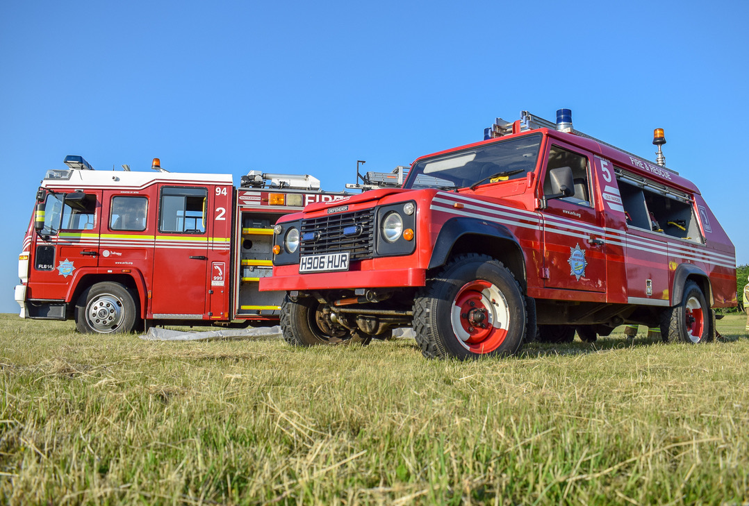 Fire Engine And Range Rover © The Shuttleworth Trust