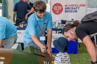 Discovery Team Activities At Festival Of Flight. © The Shuttleworth Trust. Photo Nick Blacow