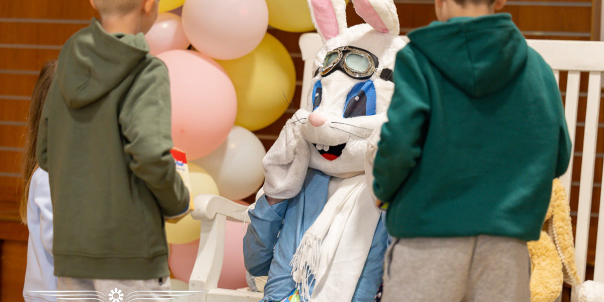 Easter Bunny Flies In and Egg Hunt image