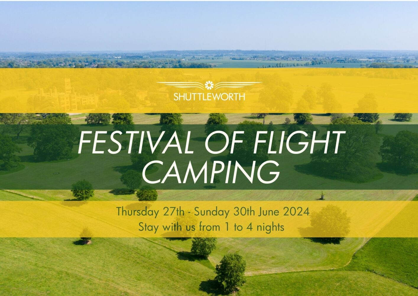 Festival of Flight Camping 2024 Shuttleworth Events & Attractions