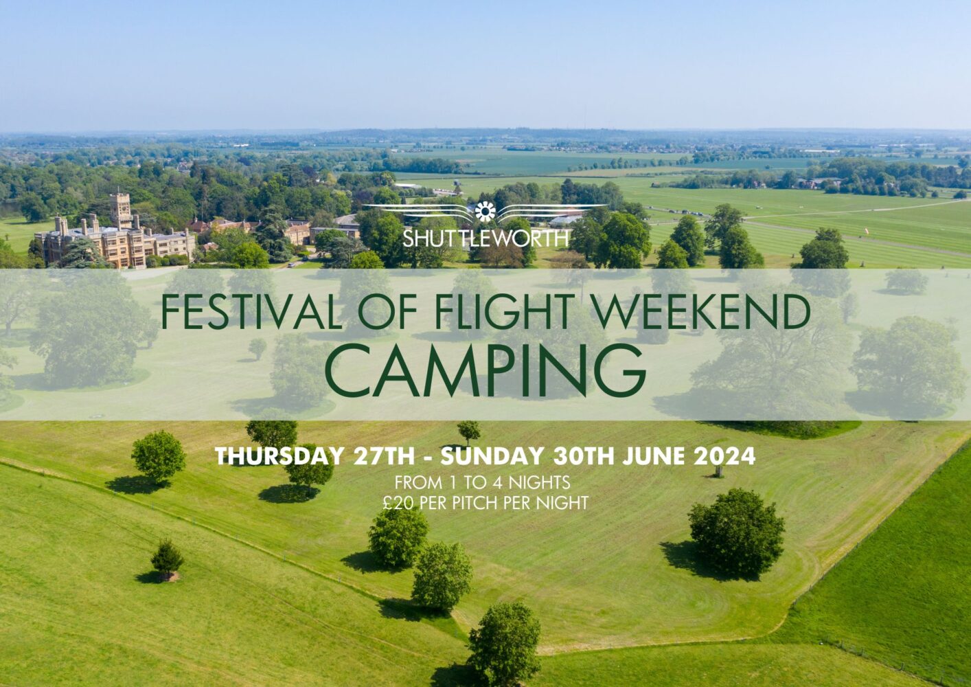 Festival of Flight Camping 2024 Shuttleworth Events & Attractions