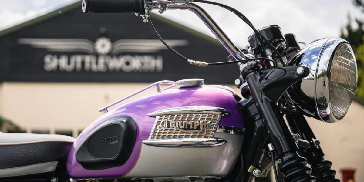 Purple motorcycles on sale for sale